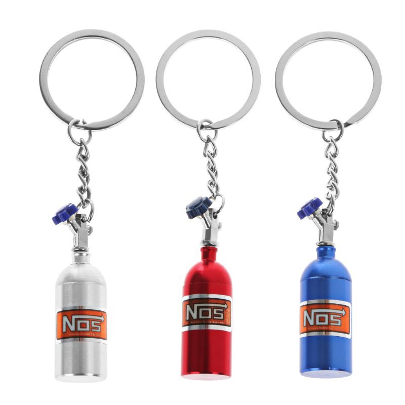 Móc Khóa Kim Loại Thời Trang Cho Xe Hơi Nos Turbo Nitrgen