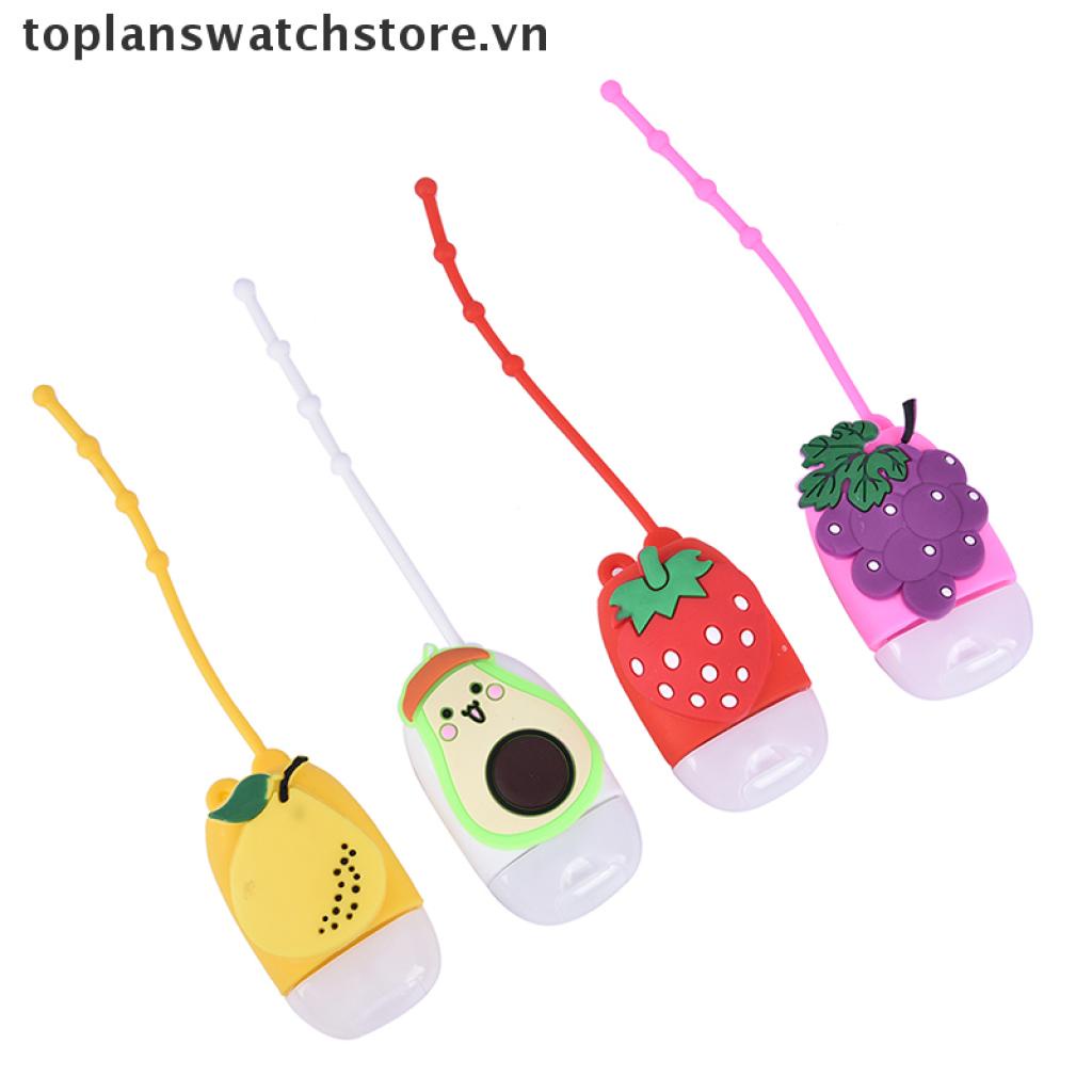 [Hàng mới về] Bình đựng nước rửa tay mini 30ml có nắp tháo rời có dây treo