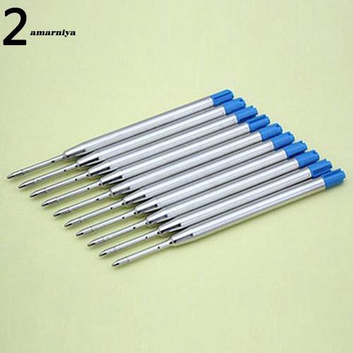 10 chiếc bút bi mực đen / xanh 0.5mm cho học sinh