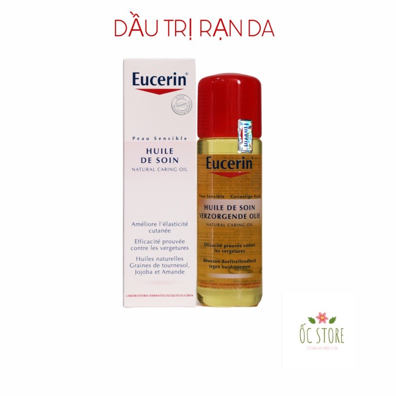 [CHÍNH HÃNG] Dầu trị rạn da Eucerin Natural Caring Oil