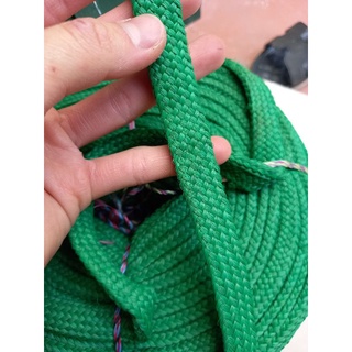 10 Mét Dây dù dẹt buộc đồ màu xanh, dây dù chằng hàng