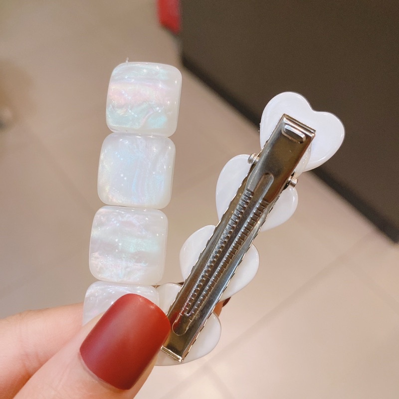 Kẹp tóc mái đính đá lấp lánh thiết kế sang trọng phong cách hàn quốc cho nữ