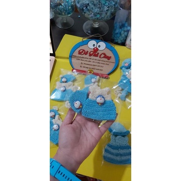 set đồ gồm mủ và đầm búp bê 1/ 8