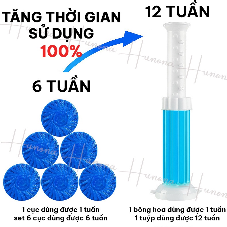Gel khử mùi bồn cầu  gel thơm khử trùng bồn cầu dạng thạch hình bông hoa với 7 mùi thơm cho toilet