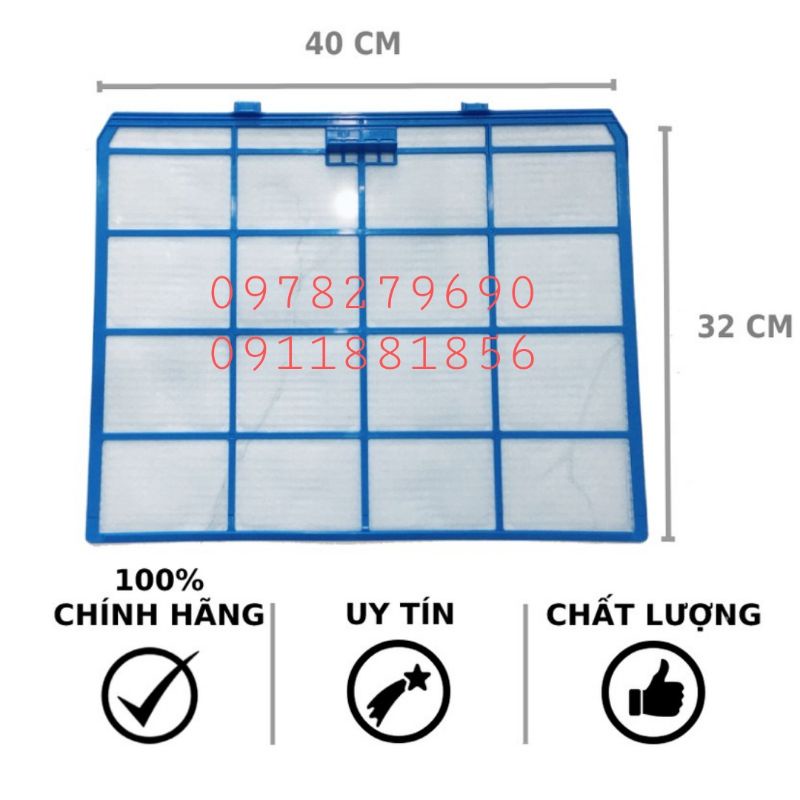 Lưới lọc máy lạnh Panasonic 2HP - 2.5HP  và 1HP - 1.5HP