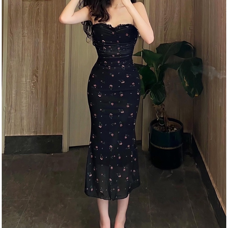 Set áo 2 dây + chân váy đuôi cá MAYA SET