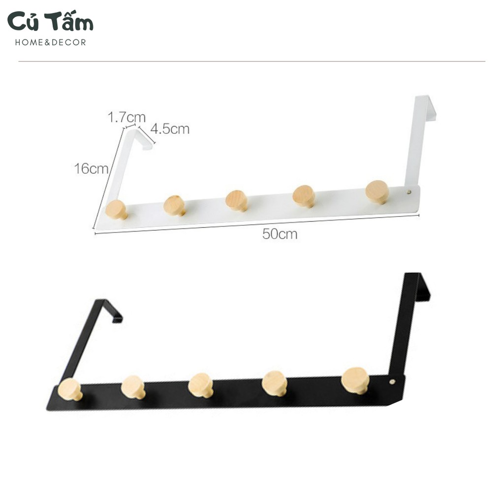 Móc treo quần áo sau cửa thông minh siêu bền - cutam.homedecor | BigBuy360 - bigbuy360.vn