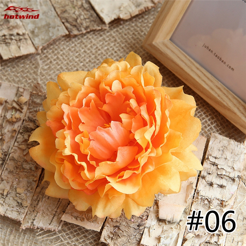 HW Hoa Mẫu Đơn Giả 13cm Trang Trí Đa Năng