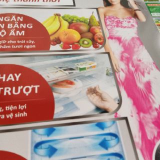 Tem dán tủ lạnh LG