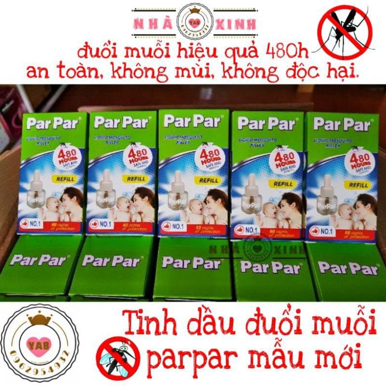 TINH DẦU ĐUỔI MUỖI PARPAR MÀU XANH CHÍNH HÃNG GIÁ BÁN BUÔN