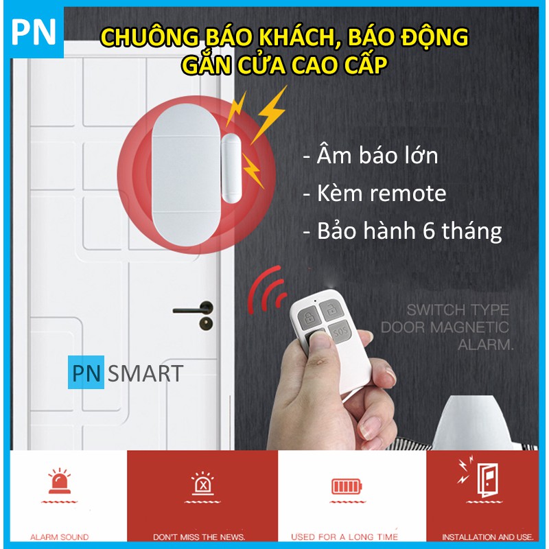 Thiết bị gắn cửa chống trộm và báo khách PNC02