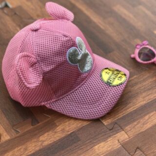 Nón kết lưới tai thỏ cho bé