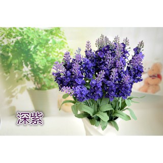 Hoa giả hoa lavender nguyên cành trang trí