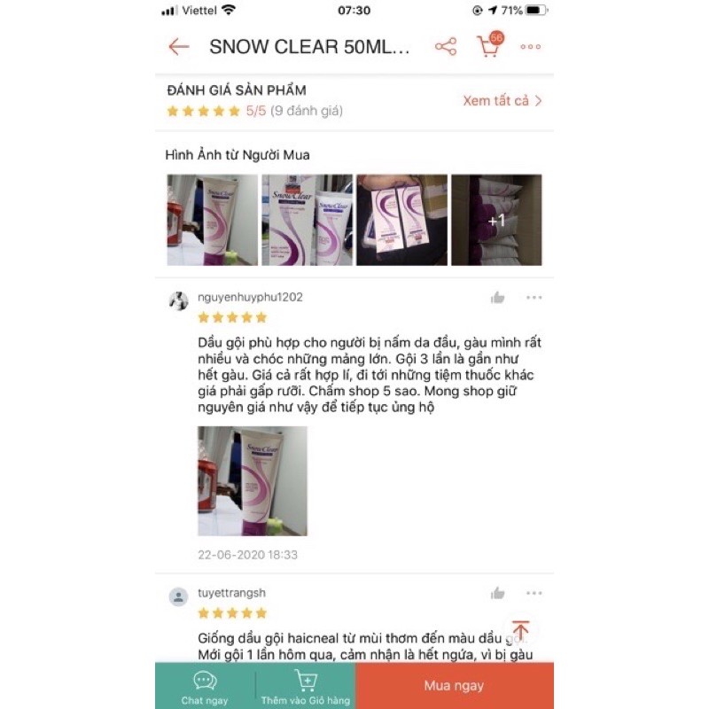 Dầu gội Snow Clear 50ml | BigBuy360 - bigbuy360.vn