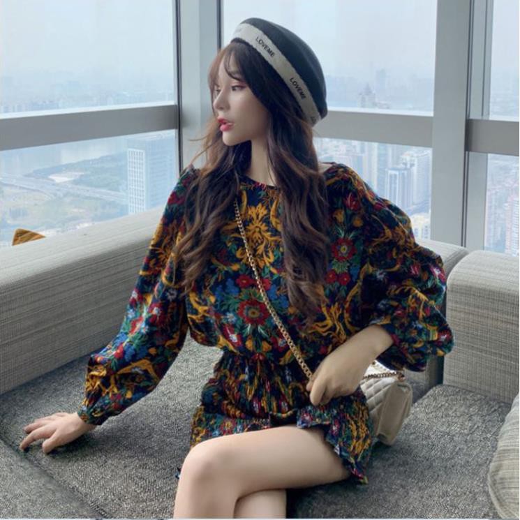 [XẢ HẾT] [SALE CHÀO HÈ] Váy hoa body full size 1 màu cực xinh