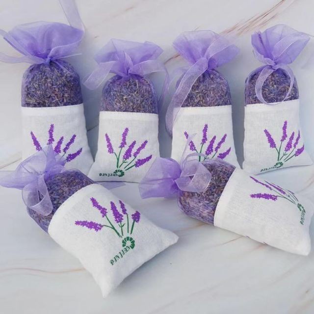 Túi Thơm Hoa Oải Hương Lavender  - Gói Thơm Mini Để Tủ Và Treo Phòng Ngủ Mùi Thơm Tự Nhiên / Túi Thơm Để Phòng