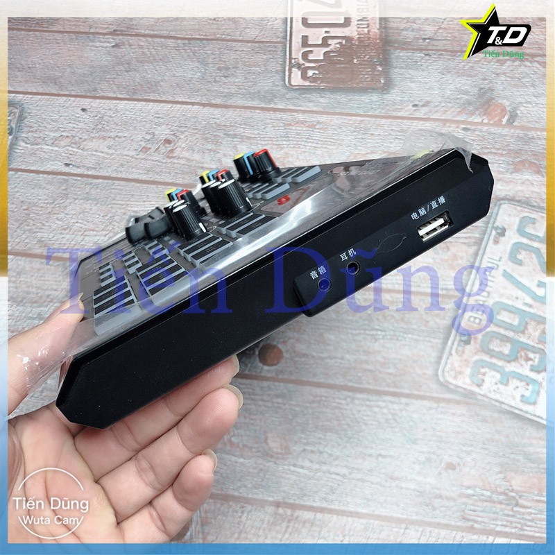 SOUND CARD S8 HÁT KARAOKE LIVE STREAM THU ÂM THẾ HỆ MỚI KẾT NỐI BLUETOOTH ,AUTO TUNE