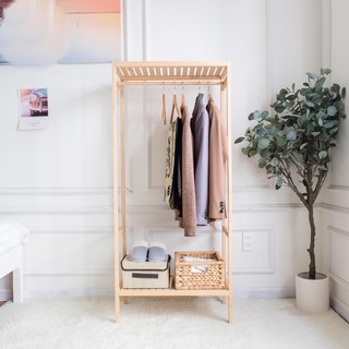 Tủ gỗ đơn treo quần áo