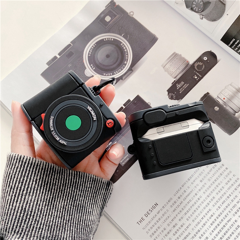 Vỏ camera 3D chống sốc chuyên nghiệp thích hợp cho hộp tai nghe AirPods 1/2