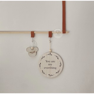 Bảng gỗ tròn you are my everything