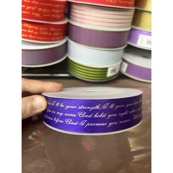 cuộn duy băng nhựa Thái bản 3cm,dài 45m