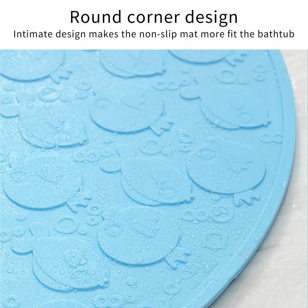 Thảm Tắm Silicone PVC Màu Trơn Không Mùi Có Thể Tái Sử Dụng