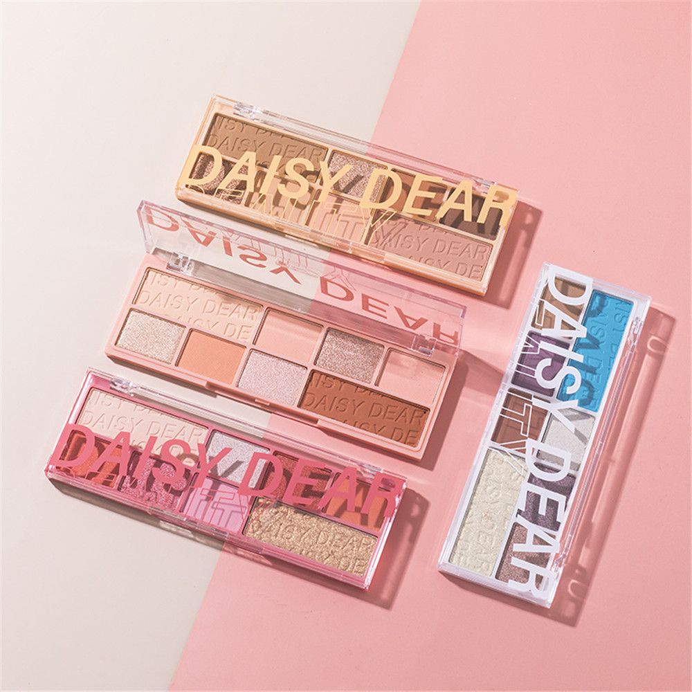 [Hàng mới về] Bảng Phấn Mắt 8 Màu Lì / Nhũ Kháng Nước Lâu Trôi Thiết Kế Thời Trang
