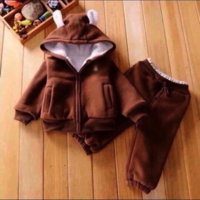 Bộ ni tai thỏ bé trai bé gái