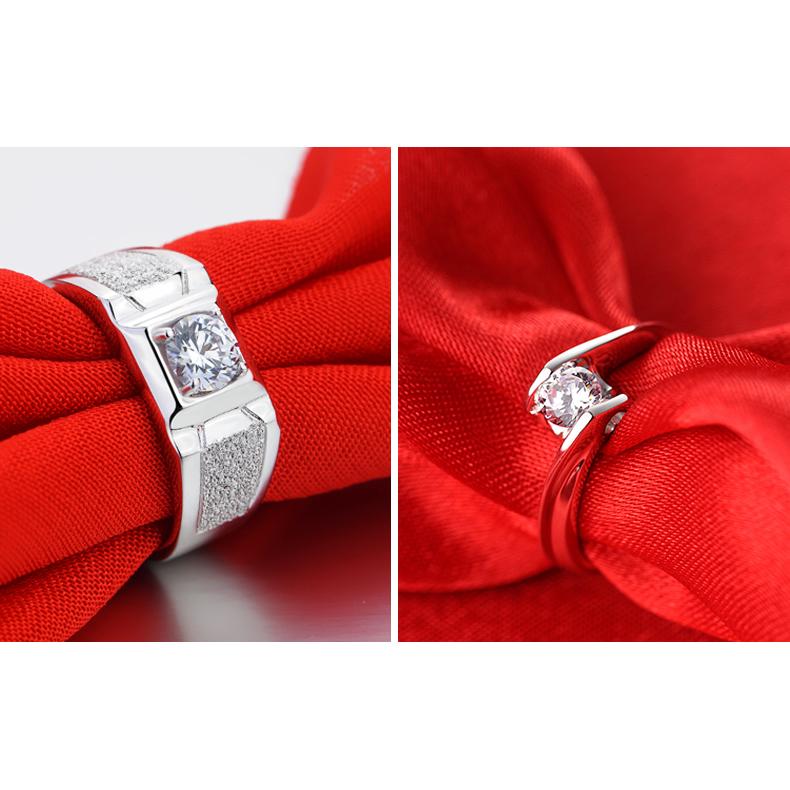 Nhẫn đôi Bạc Hiểu Minh NC574