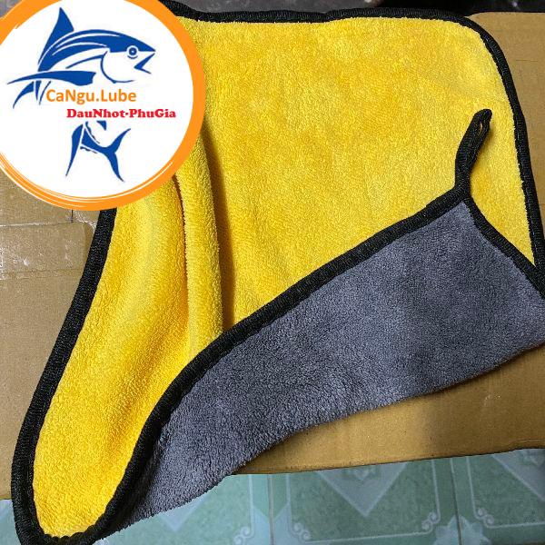 [DauNhot-PhuGia]Khăn lau xe chất liệu 3M hàng tốt 2 lớp,  Khăn lau microfiber chuyên dụng dành cho ô tô và xe máy..