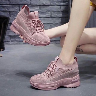 FREESHIP 50KuD83DuDE0D Giày thể thao nữ Độn Đế chữ M 8p HÀNG LOẠI 1+ ảnh thật