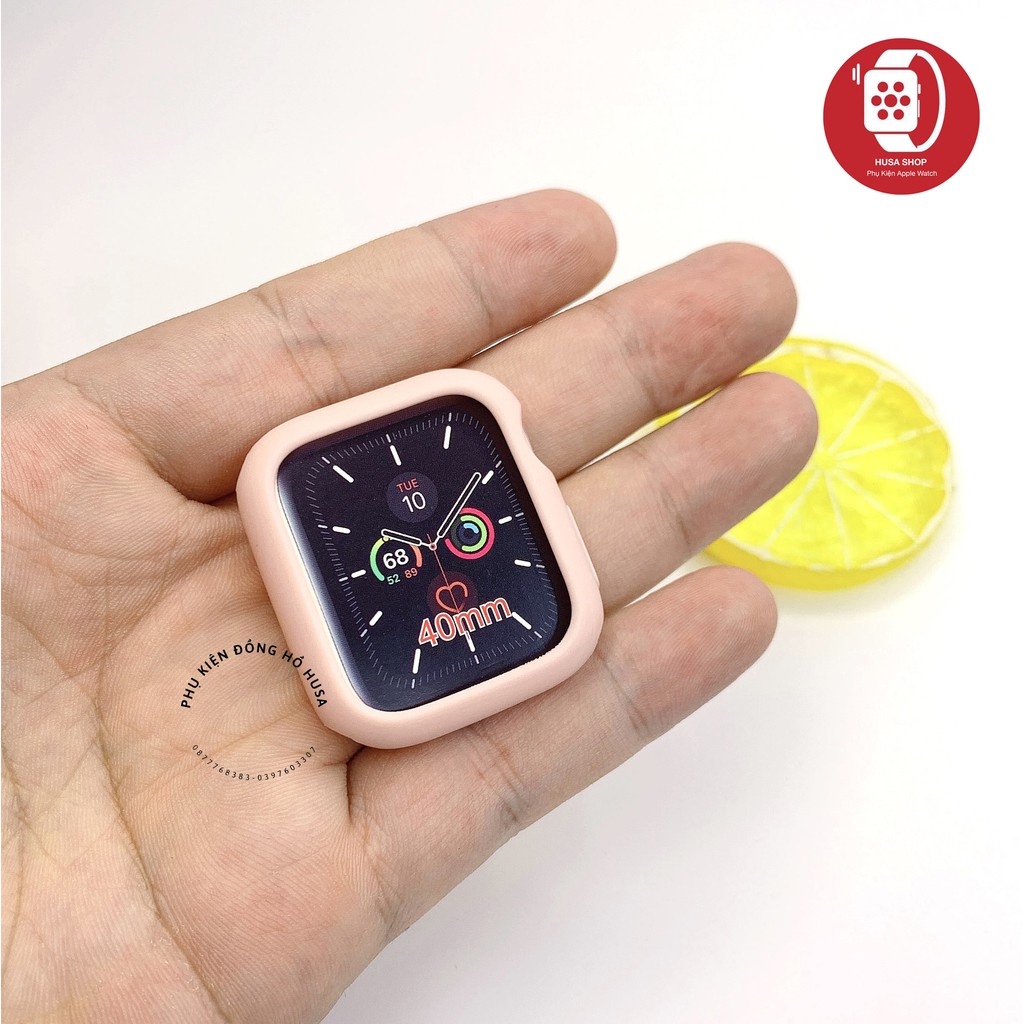 Ốp Viền Silicon Dẻo Bảo Vệ Máy Cực Tốt cho Apple Watch series 1/2/3/4/5/6/se