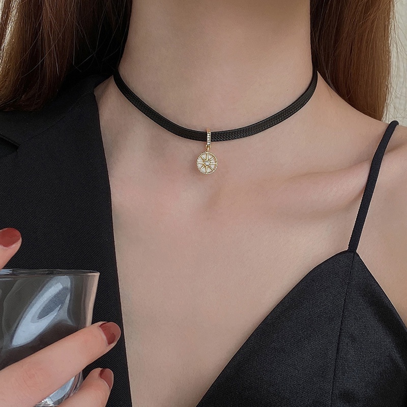 Vòng Cổ Choker Bằng Da Thời Trang Cá Tính Dành Cho Nữ