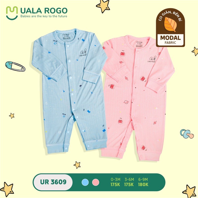 BODY DÀI TAY UALAROGO VẢI SỢI SỒI MODAL SIÊU MỀM MỊN UR3609 CHO BÉ