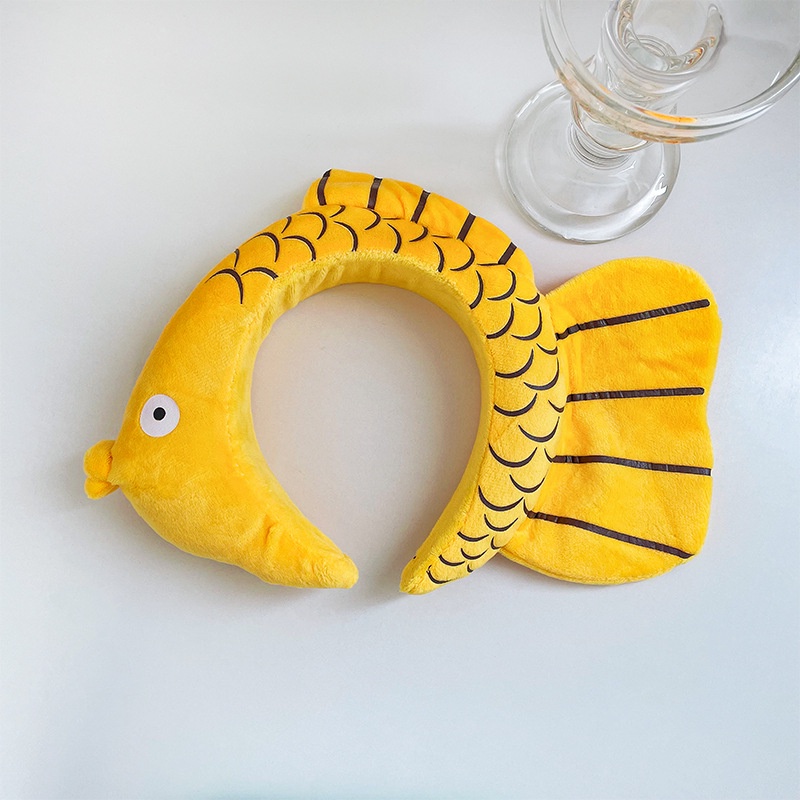 Băng Đô Hình Cá Sấu Vàng Vui Nhộn Sáng Tạo