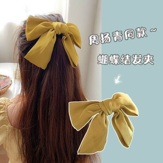 Kẹp Tóc Nơ Lụa phong cách hàn quốc hottrend