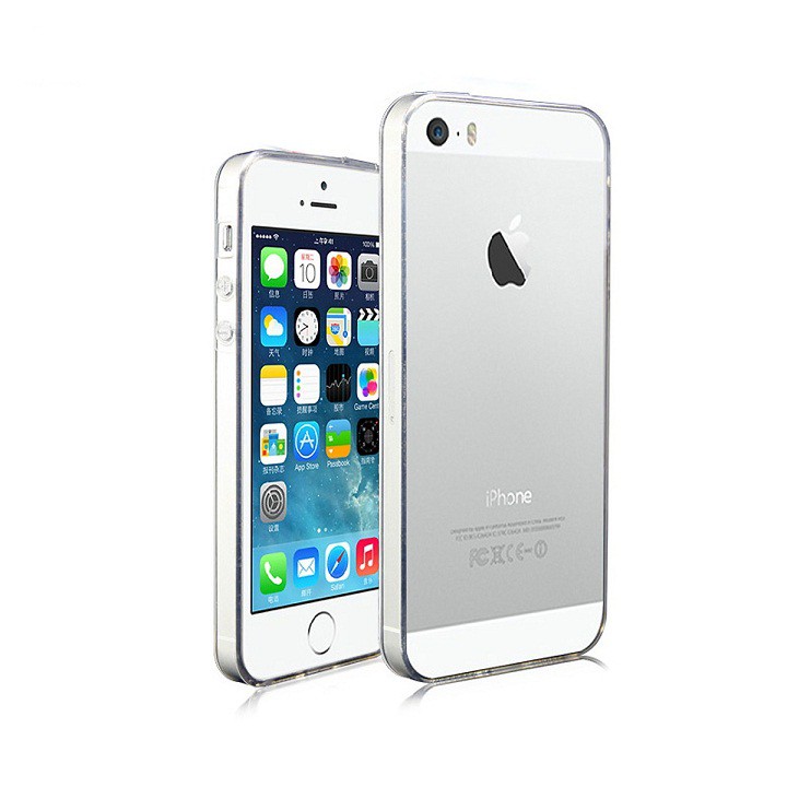 Ốp lưng silicon dẻo trong suốt mỏng 0.6mm cho iPhone 5 / 5s / SE hiệu Ultra Thin - Hàng chính hãng