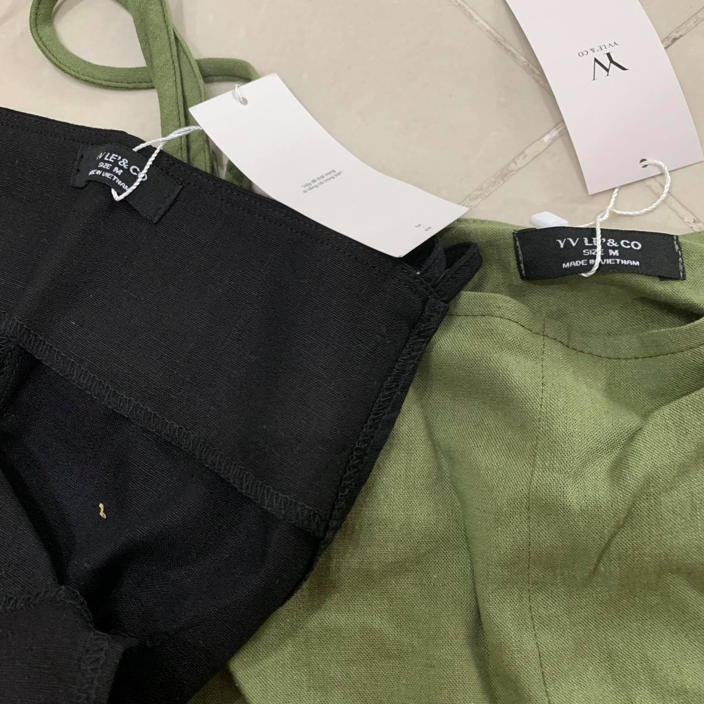 Đầm Yv le / Quần yếm chất linen Yv le M | BigBuy360 - bigbuy360.vn
