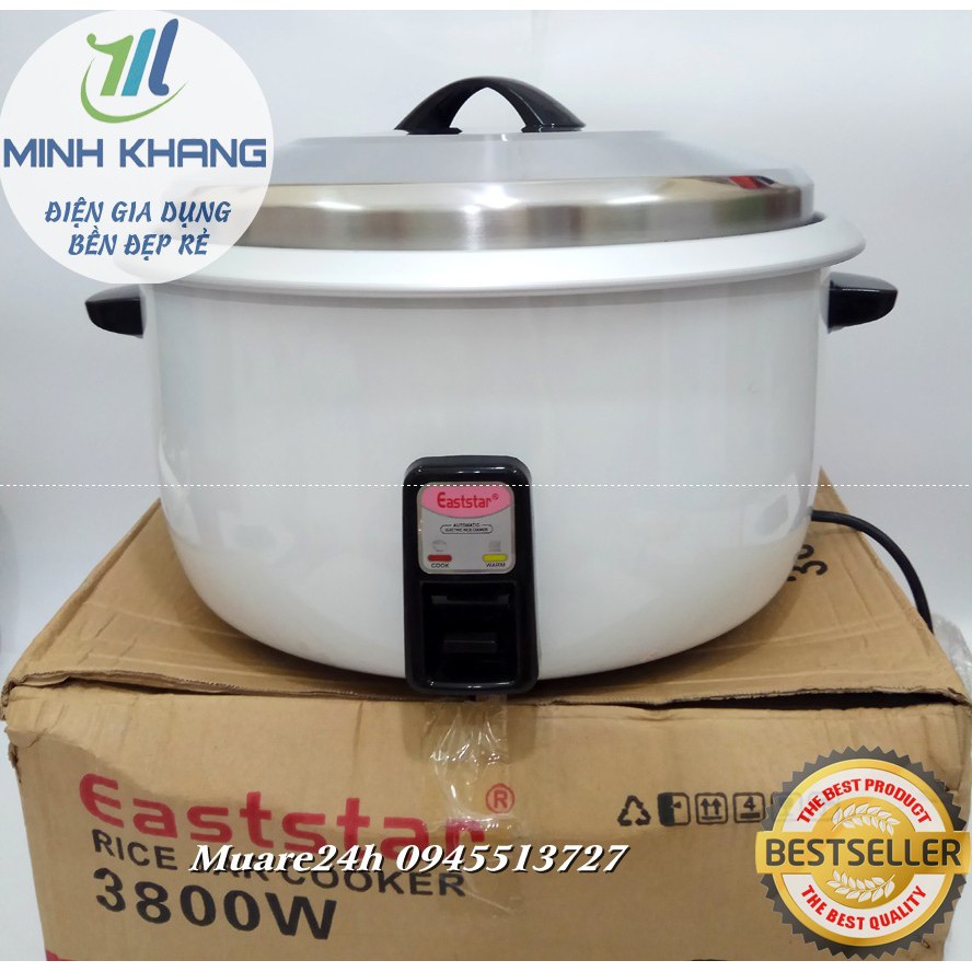 Bảo hành 12 Tháng Chính hãng Nồi cơm công nghiệp Eaststar 30 lít (10 lít cơm)