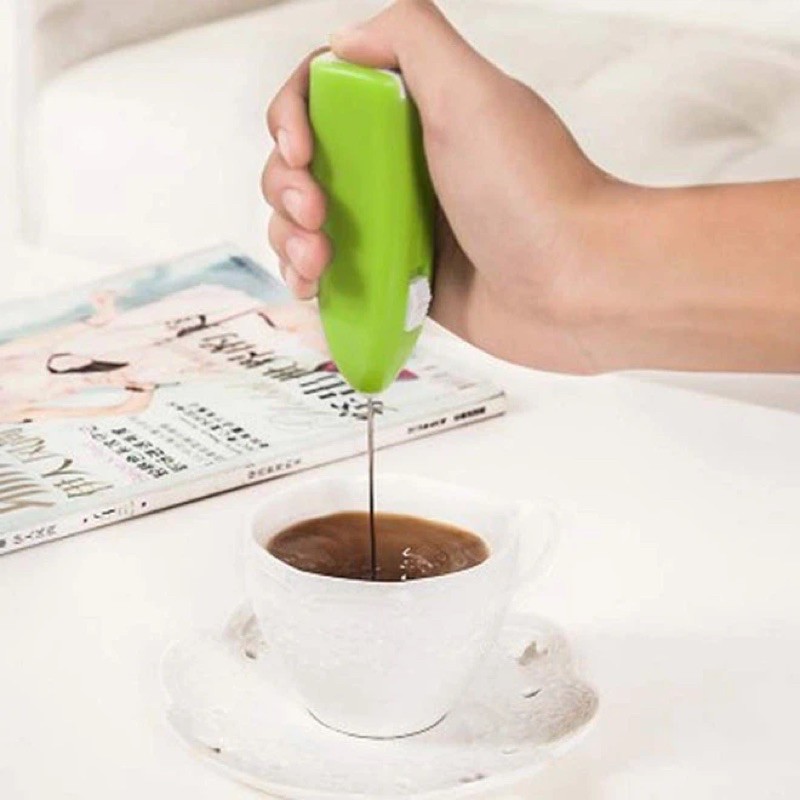 [BÁN CHẠY]_Máy đánh trứng máy tạo bọt cà phê chạy pin bền bỉ