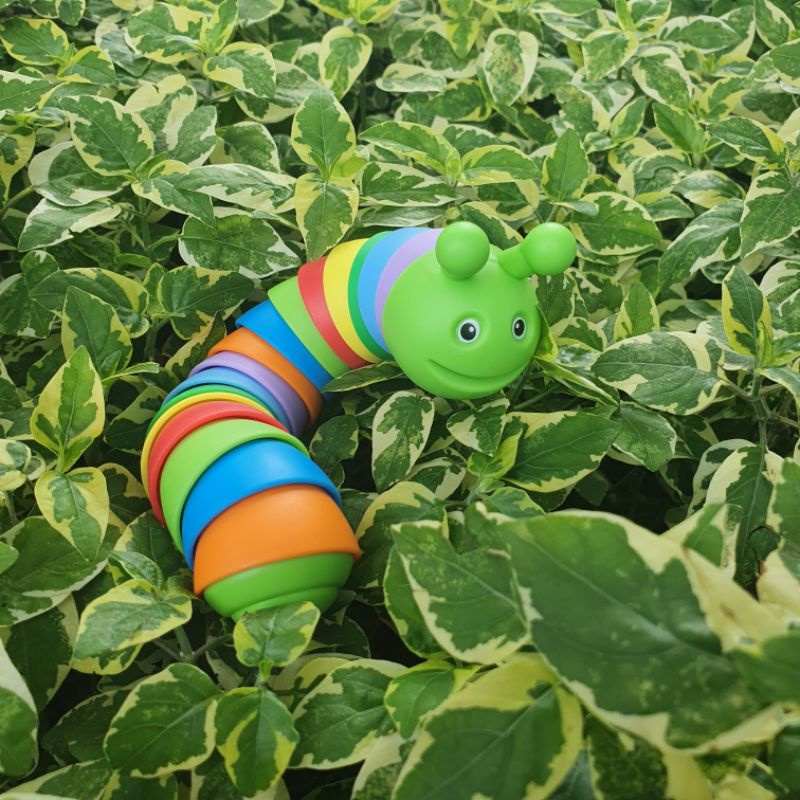 Đồ chơi giải trí trẻ em, người lớn - Con Sên xả stress, Con sâu vui nhộn nhiều màu ngộ nghĩnh, giải stress