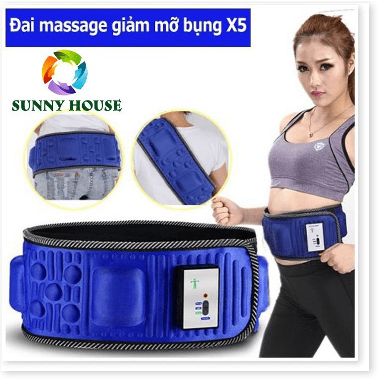 [Loại 1]Đai massage giảm béo X5 Hàn Quốc, đai massage đánh tan mỡ bụng