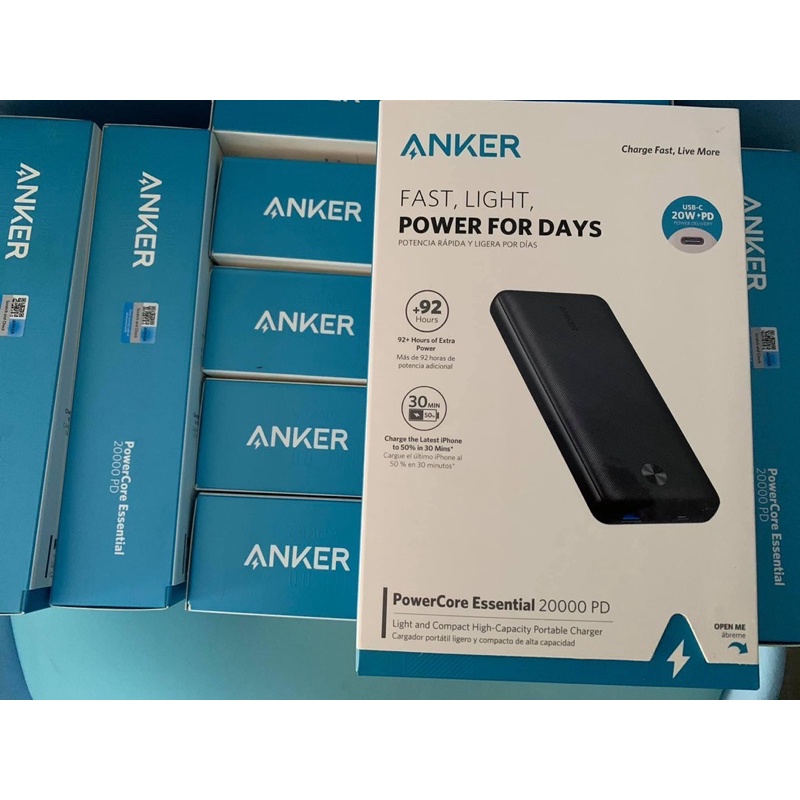 PIN SẠC DỰ PHÒNG ANKER POWERCORE ESSENTIAL 20.000MAH POWER DELIVERY - A1287