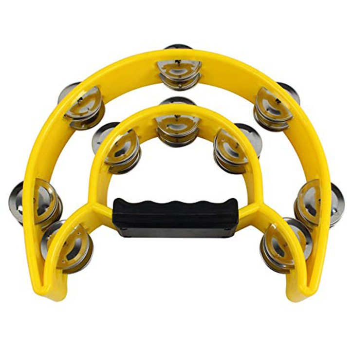 Trống Cầm Tay Half Moon Tambourine Woim 19-TBR Màu Vàng Giá Rẻ