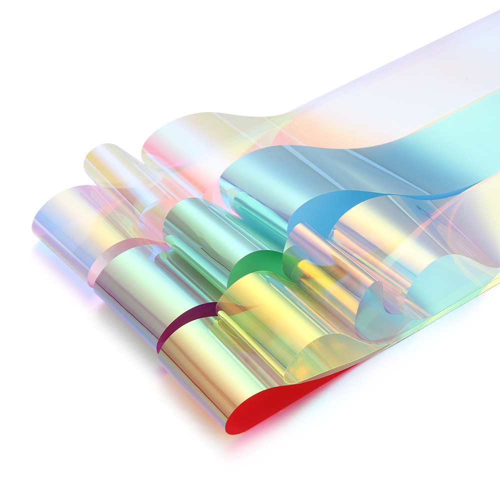 Miếng Dán Trang Trí Móng Tay Mặt Kính Hình Holographic Đẹp Mắt DIY