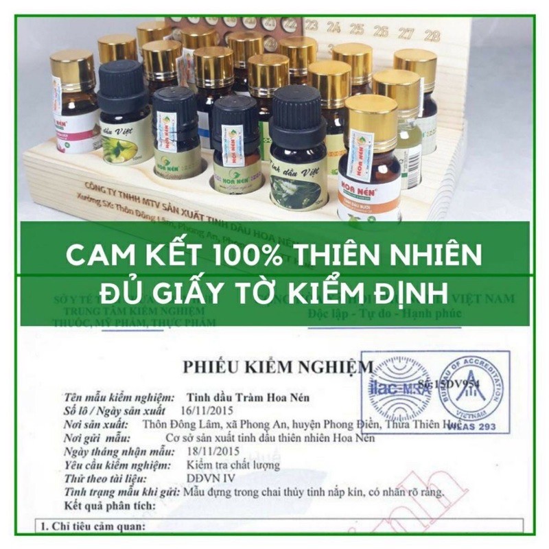 [Deal Sốc] Tinh Dầu Tràm Huế Hoa Nén/ nguyên chất 100%/ loai 50ml