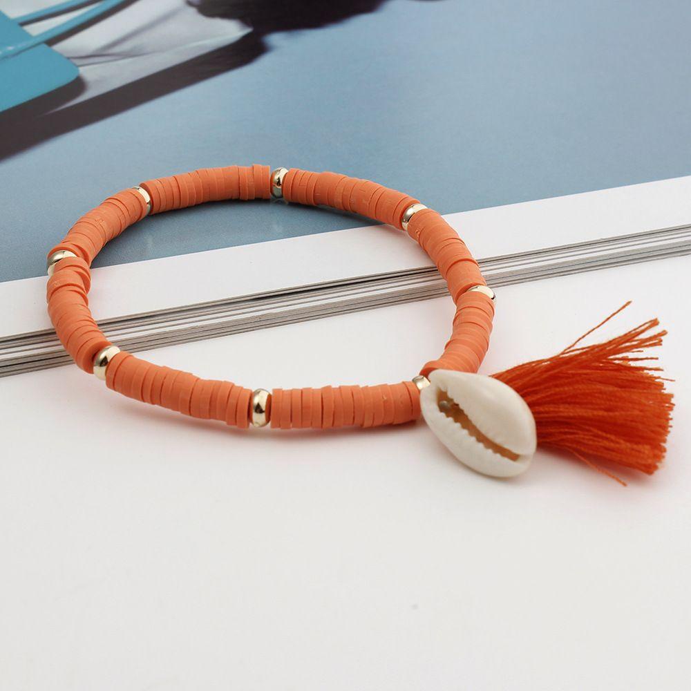 WATTLE Vòng Tay Vỏ Sò Handmade Có Thể Điều Chỉnh Kích Thước