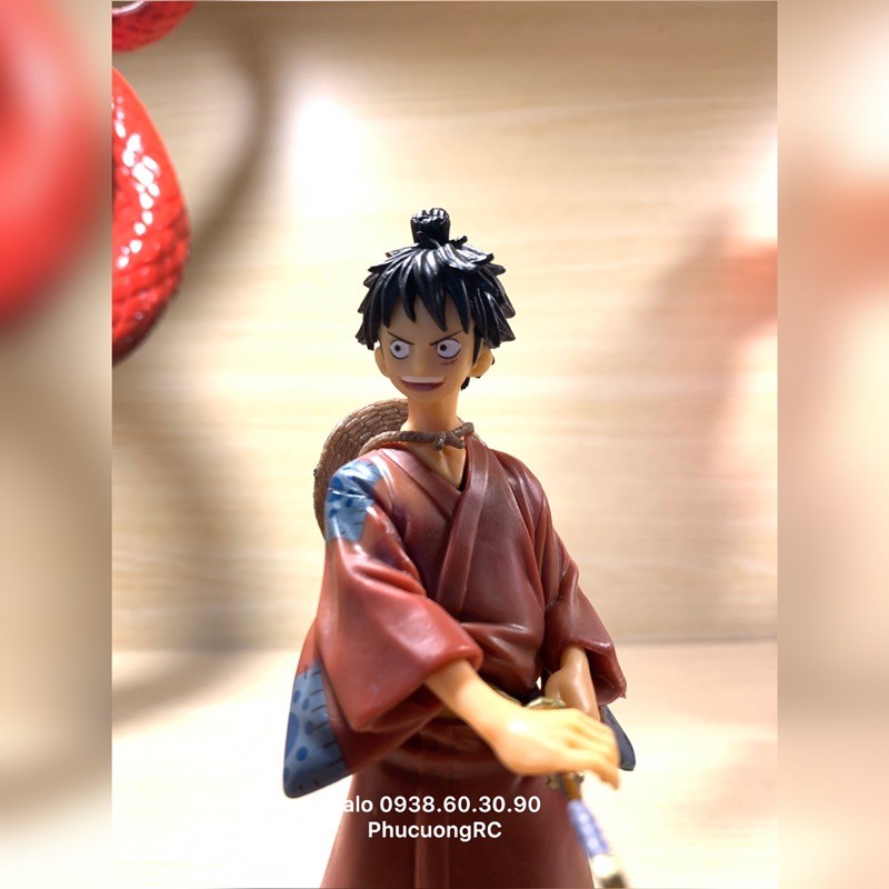 Mô hình One Piece Mô hình nhân vật Luffy Wano ss3 đẹp 18cm