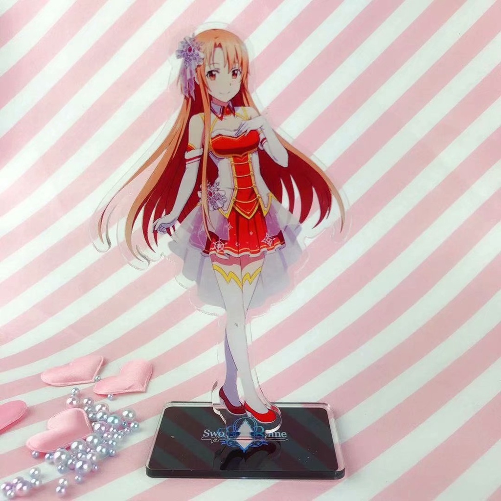 Mô hình nhân vật Kirigaya Kazuto Yuuki Asuna 16cm hoạt hình Sword Art Online