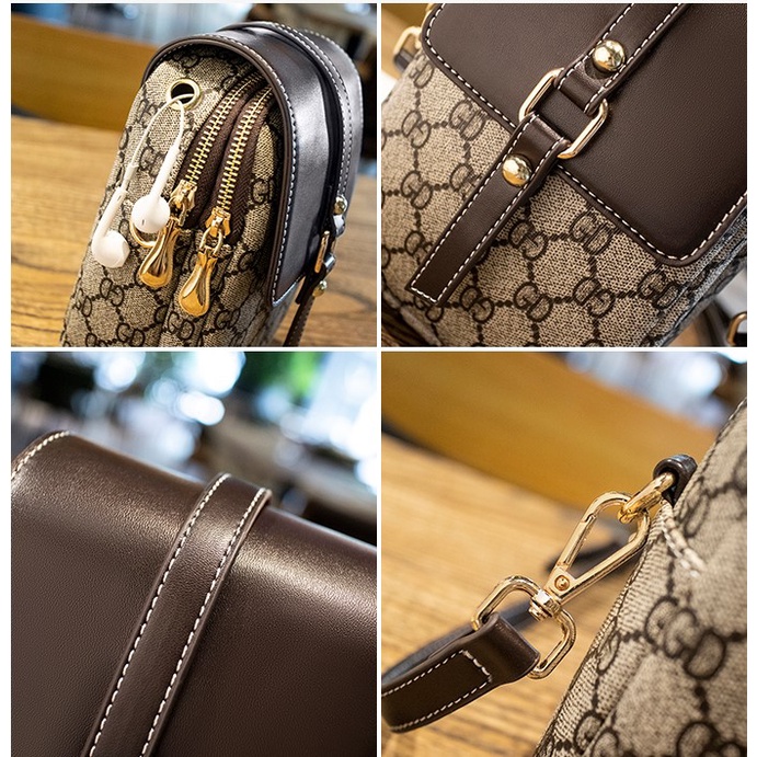 Túi xách nữ đựng điện thoại đẹp phù hợp đi chơi cực kì tiện dụng Capucha T110